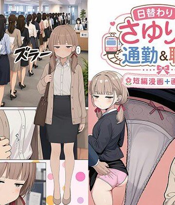 日替わりさん×OL❤日替わりさゆりさんの通勤＆職場 短編漫画＋画像集評価